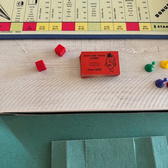 Vintage, Rare 1956 Milton Bradley Easy Money #4620 - Picture 4 of 11